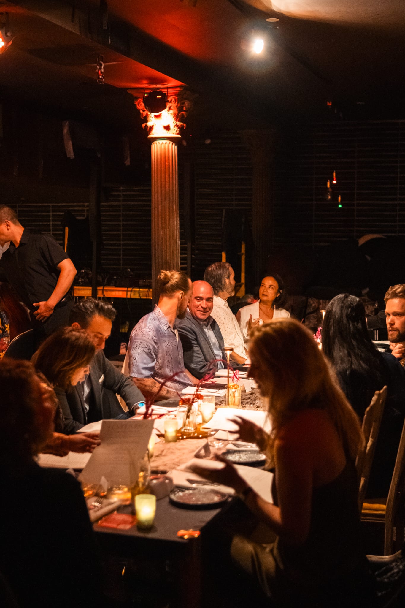 An intimate Microdosing Collective dinner